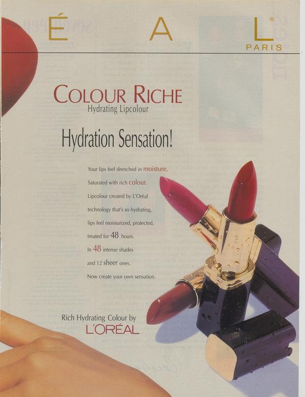 Colour Rich, hydrating lipcolour.